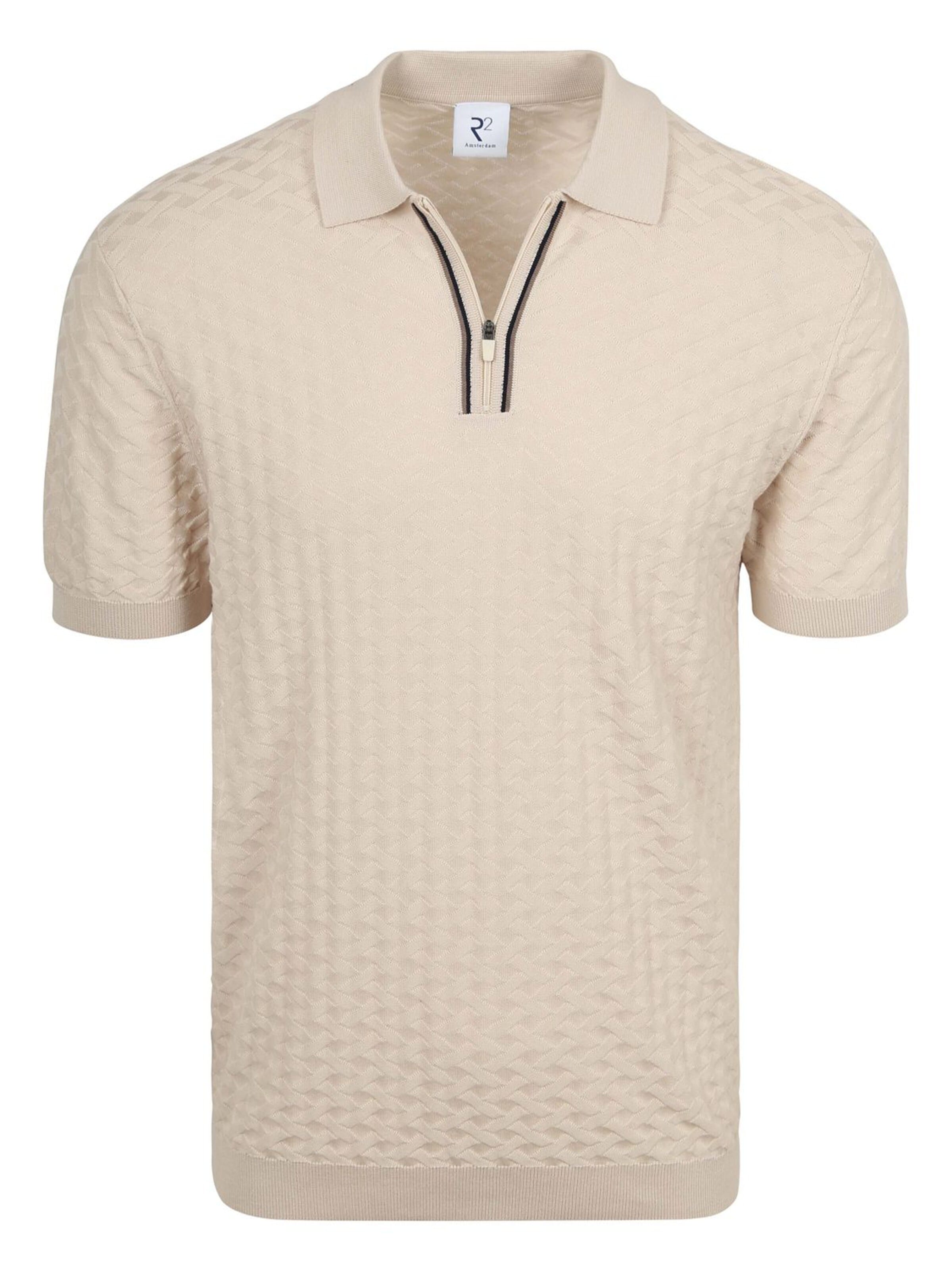 R2 Amsterdam Shirt in Beige: front