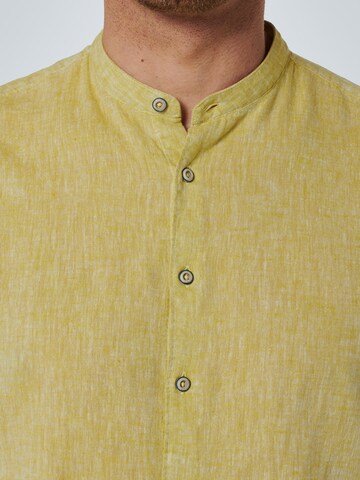 No Excess Regular fit Button Up Shirt in Yellow