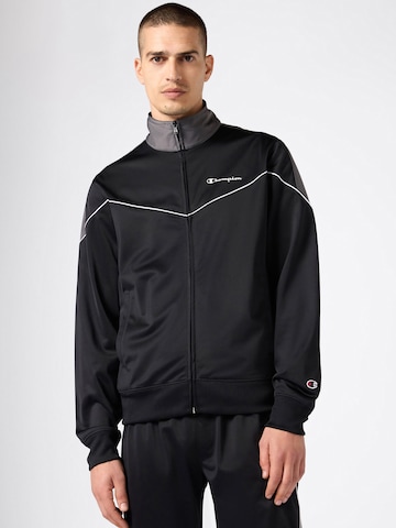 juoda Champion Authentic Athletic Apparel Treniruočių kostiumas