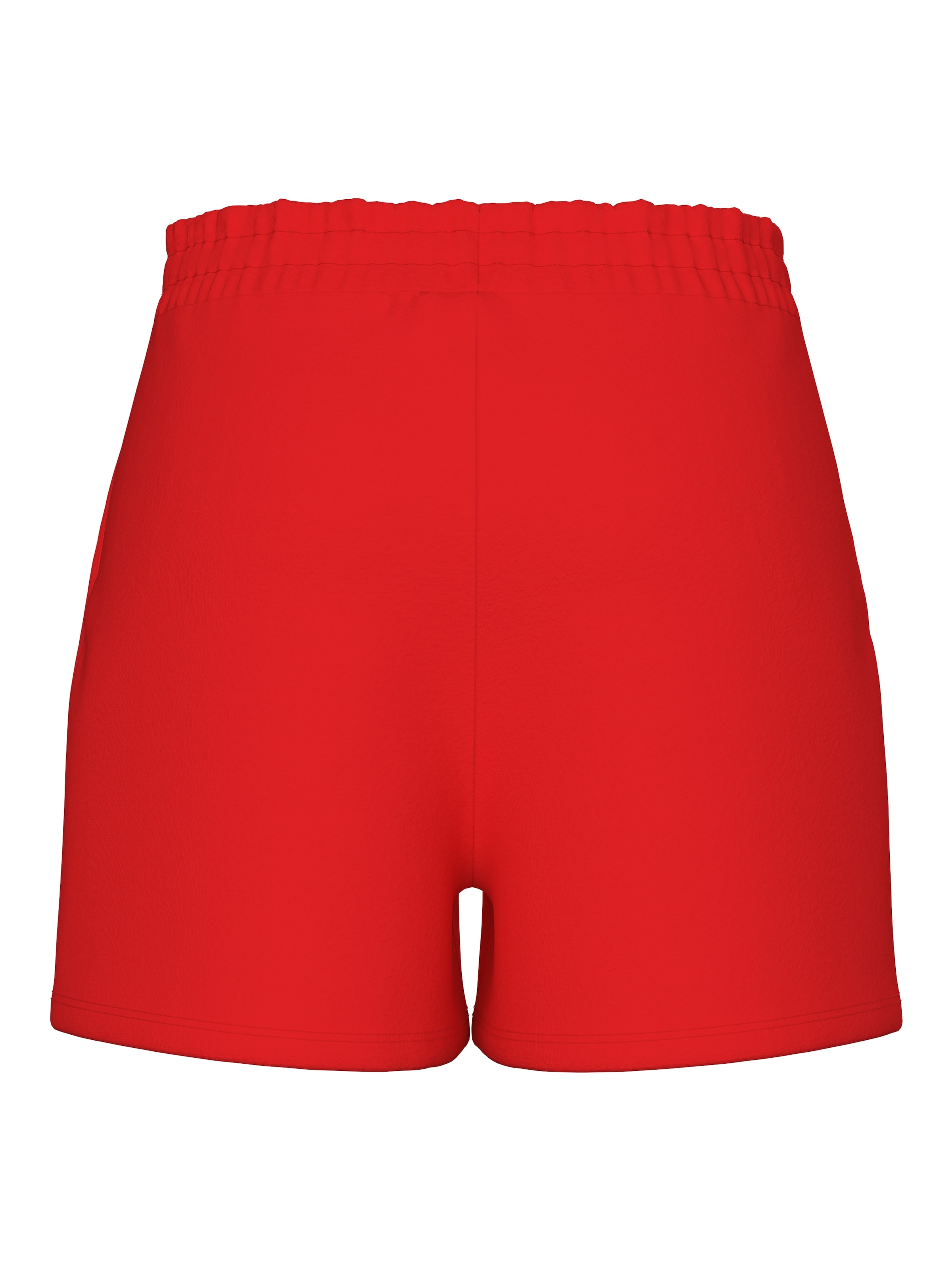 PIECES Regularen Hlače 'PCChilli' | rdeča barva