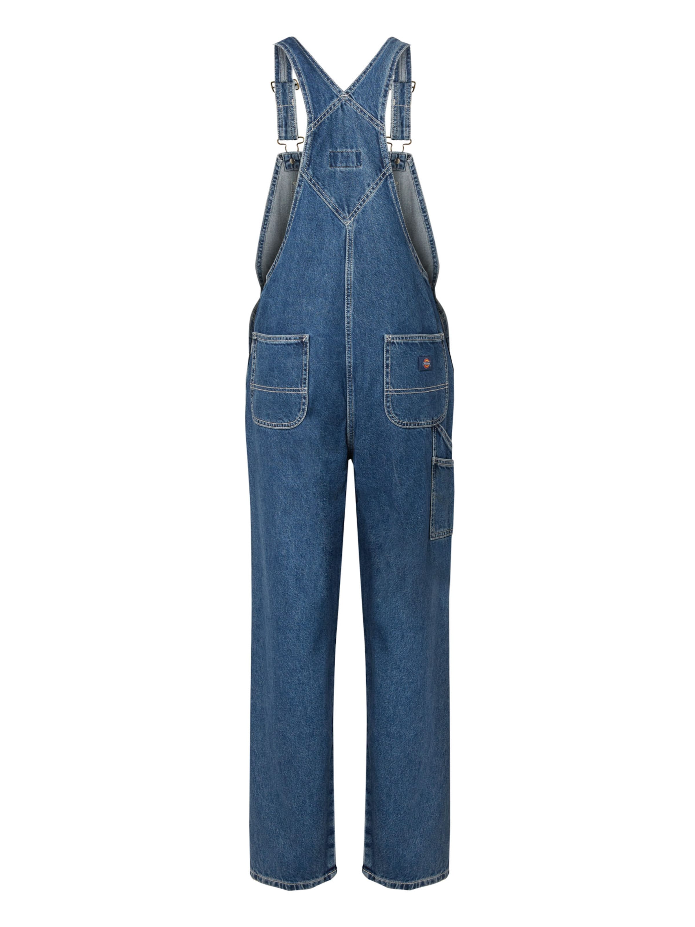 DICKIES Regular Tuinbroek jeans in Blauw