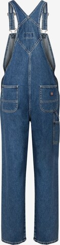 DICKIES Regular Latzjeans in Blau