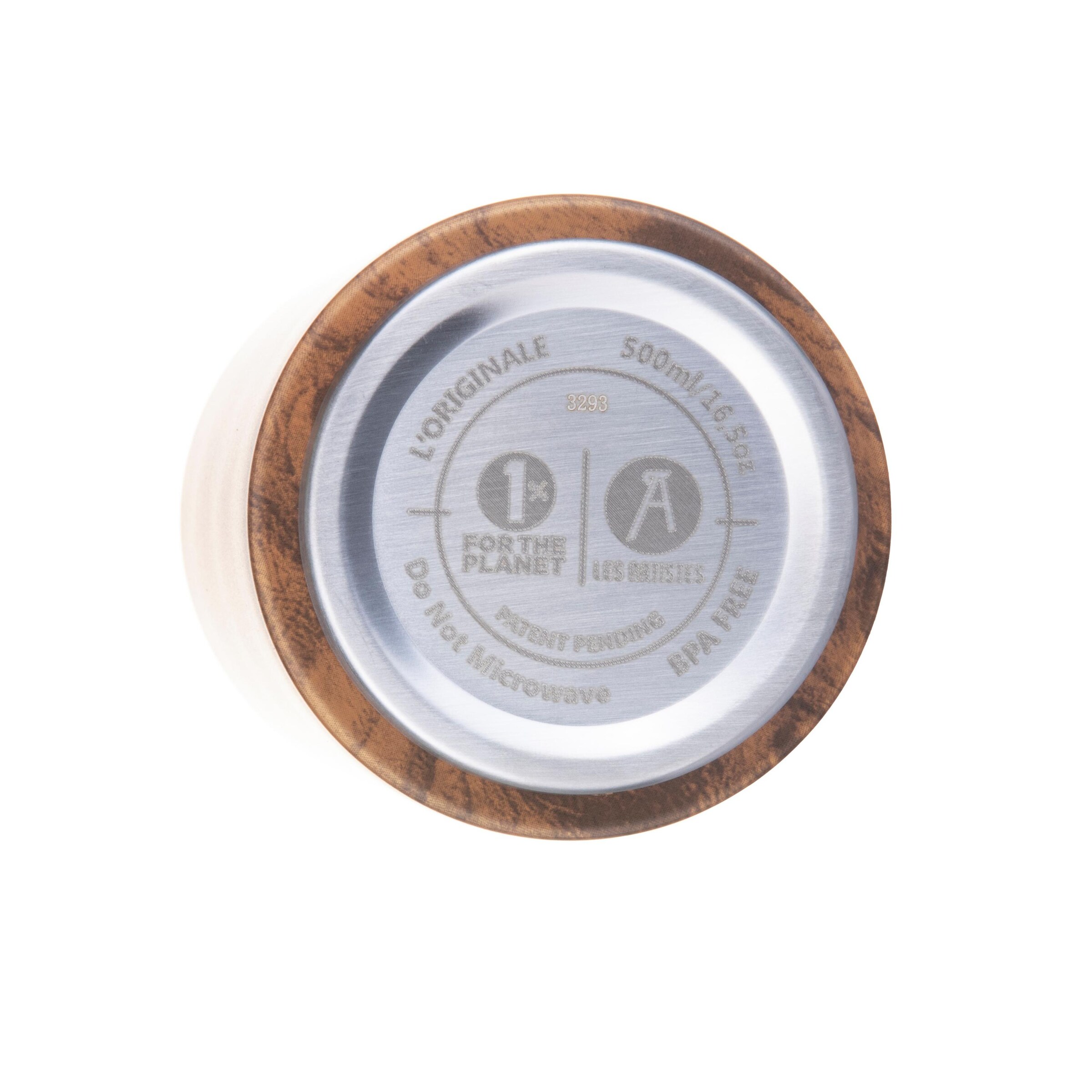 Les Artistes Drinking Bottle in Brown