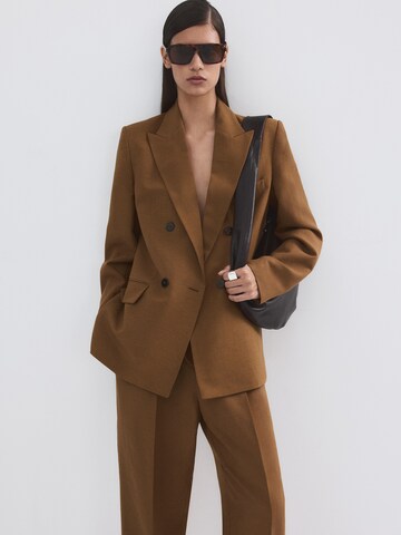 Wide leg Pantaloni cutați 'Vbtexas' de la MANGO pe maro