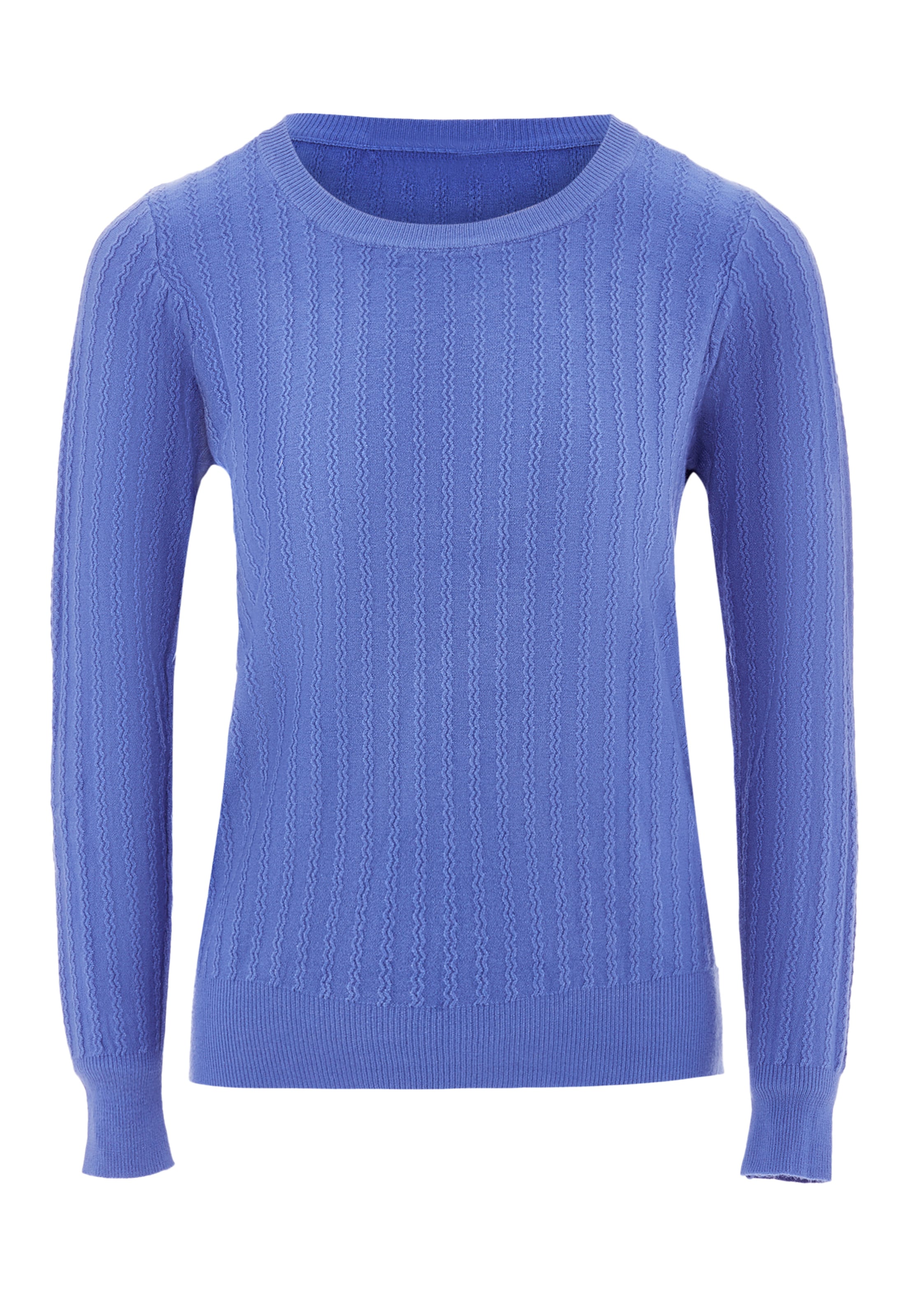 Sidona Trui in Blauw: voorkant