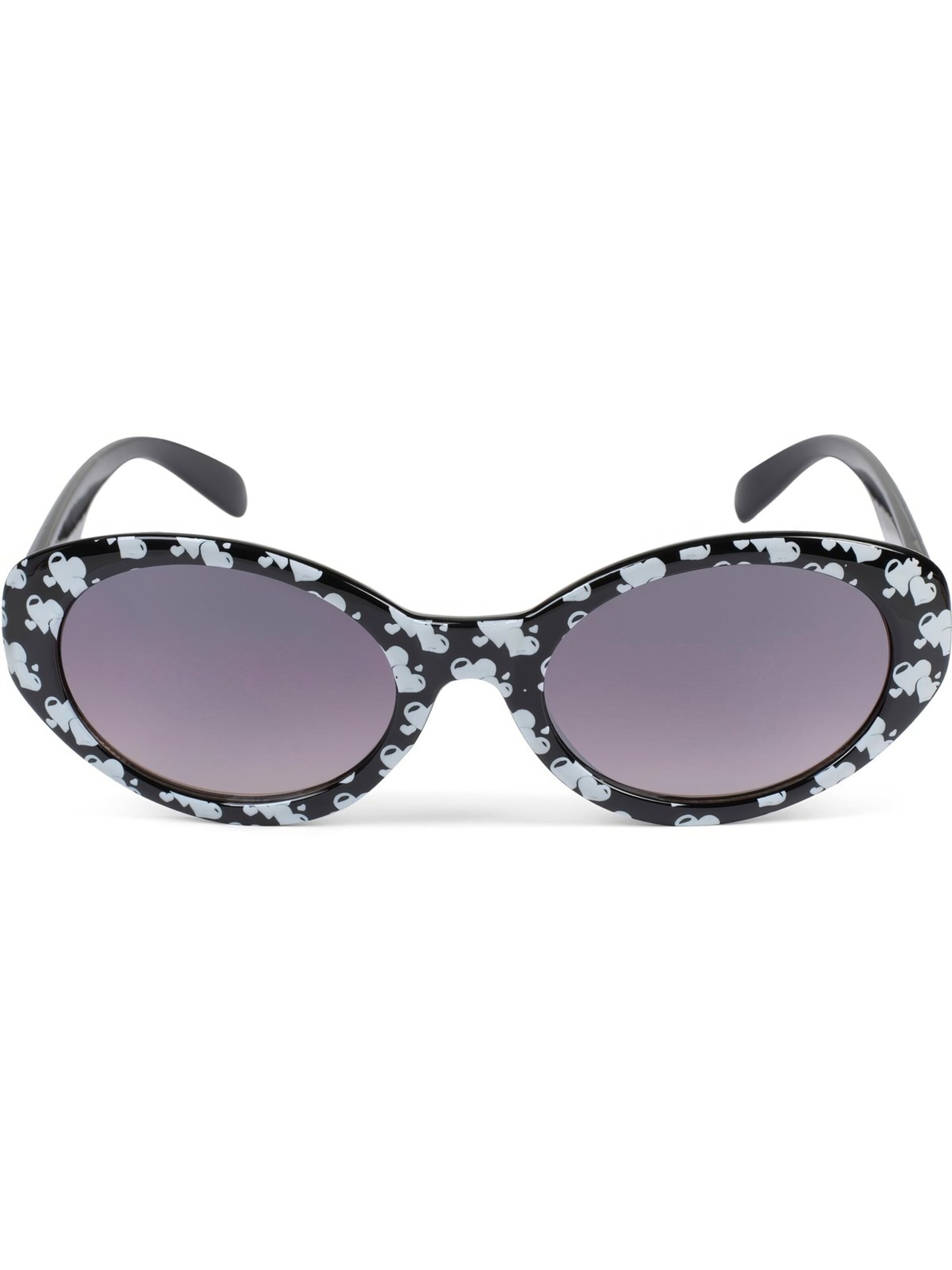 styleBREAKER Sunglasses 'Kinder Sonnenbrille mit Herzchen, Mädchen' in Grey