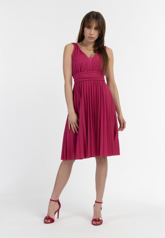 faina Cocktail Dress in Pink