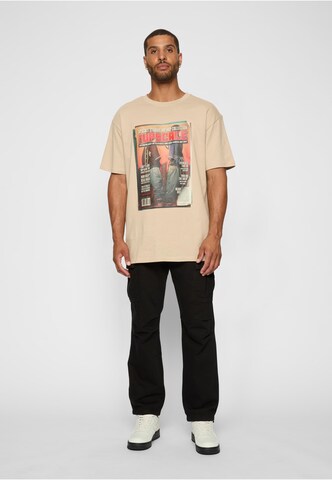 MT Upscale - Camiseta 'Upscale Magazine' en beige