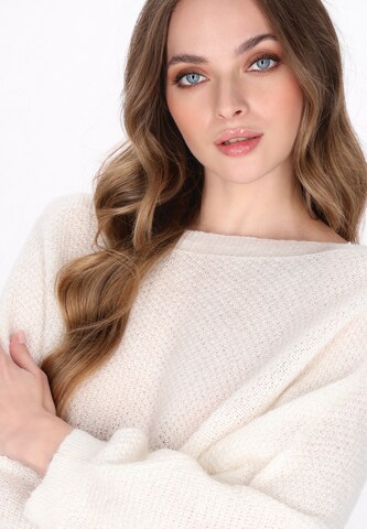 Pull-over 'Comfy' DreiMaster Vintage en blanc