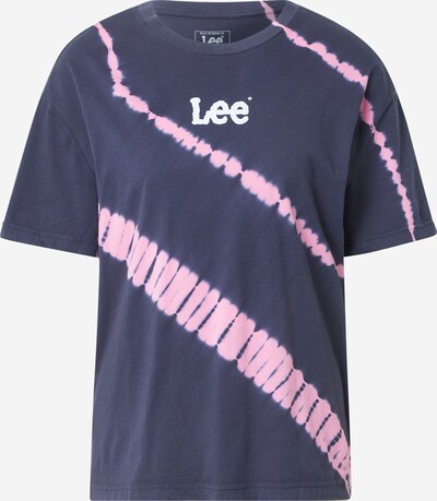 Lee T-Shirt in lila / dunkellila / weiß, Produktansicht