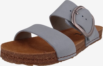 ART - Sapato aberto em azul: frente