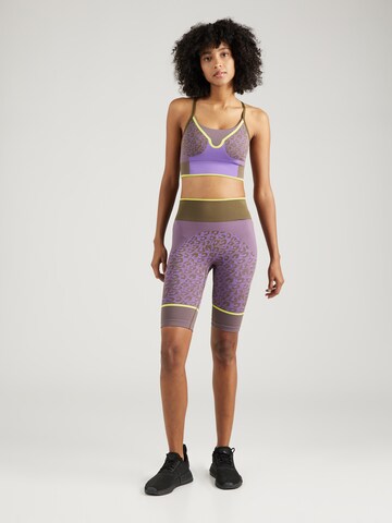 ADIDAS BY STELLA MCCARTNEY - Skinny Calças de desporto 'Truestrength Seamless ' em roxo