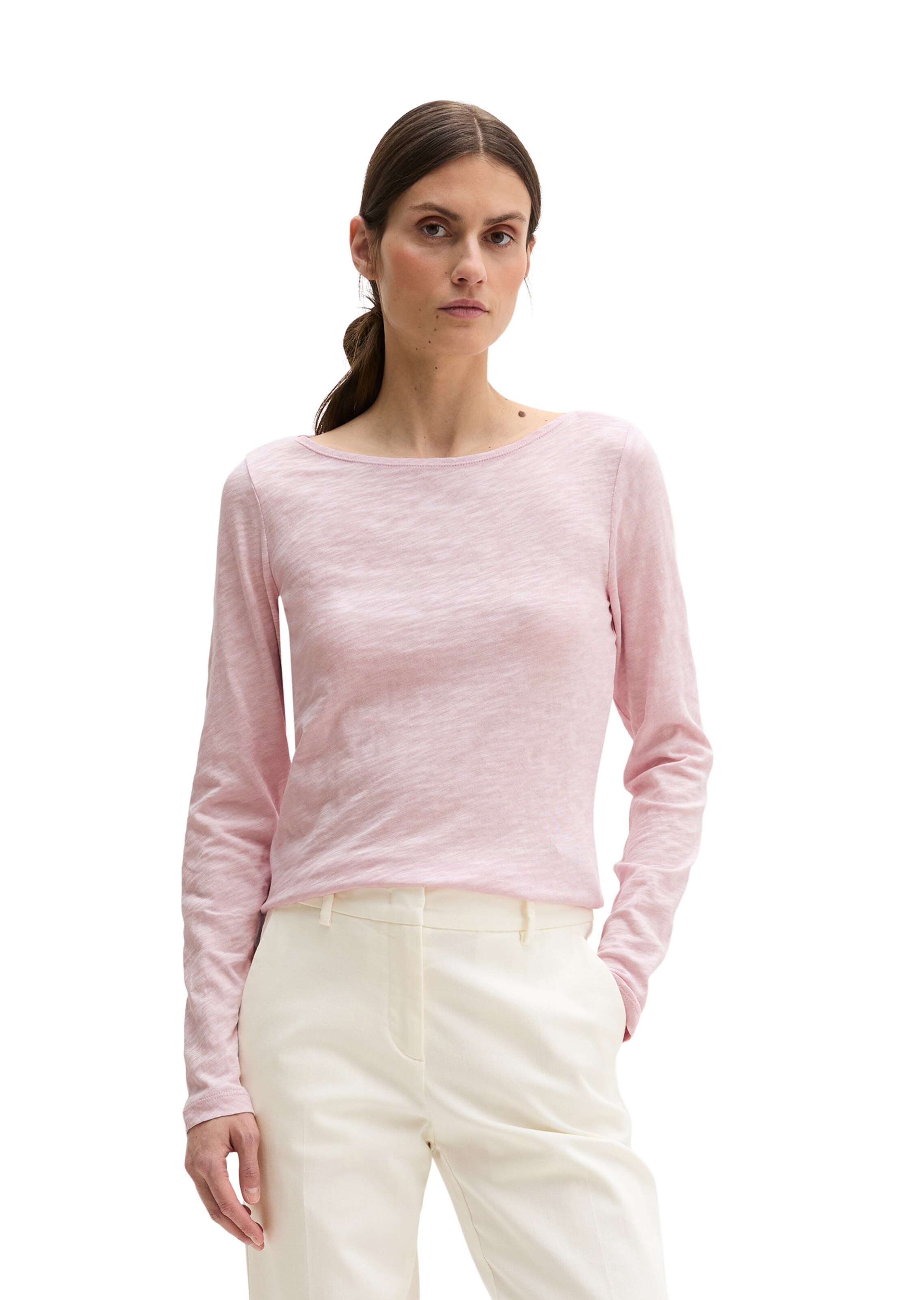 Marc O'Polo Shirt in Roze: voorkant