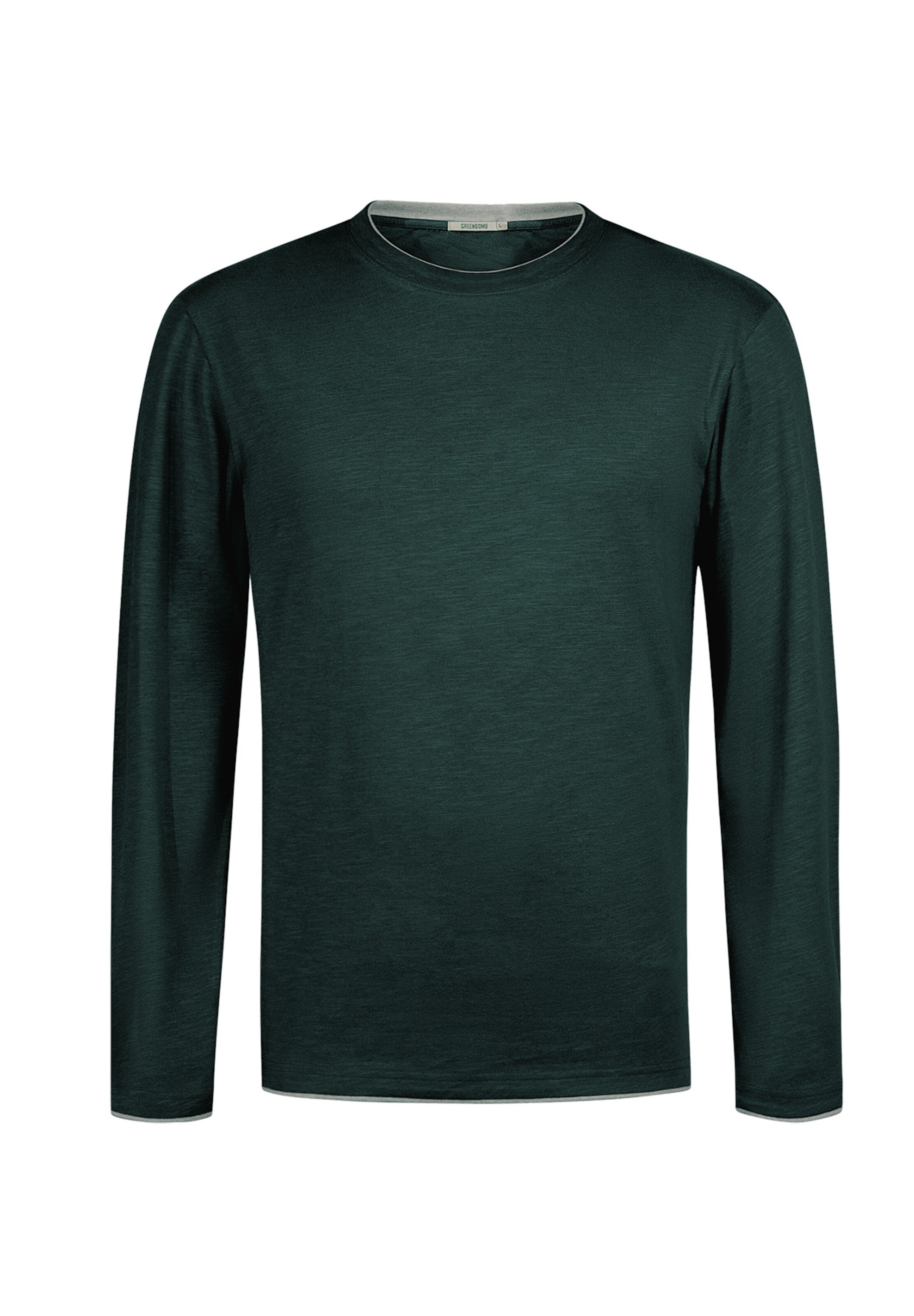 GREENBOMB Shirt in Groen: voorkant