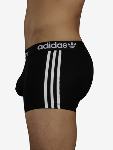 ADIDAS ORIGINALS Boxershorts ' Comfort Flex Cotton 3 Stripes ' in Zwart