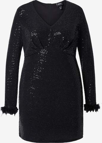 Ulla Popken Cocktail dress in Blue: front