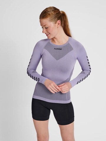 Hummel - Camisa funcionais em roxo: frente