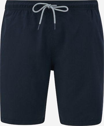 s.Oliver Men Big Sizes Board Shorts in Blue: front