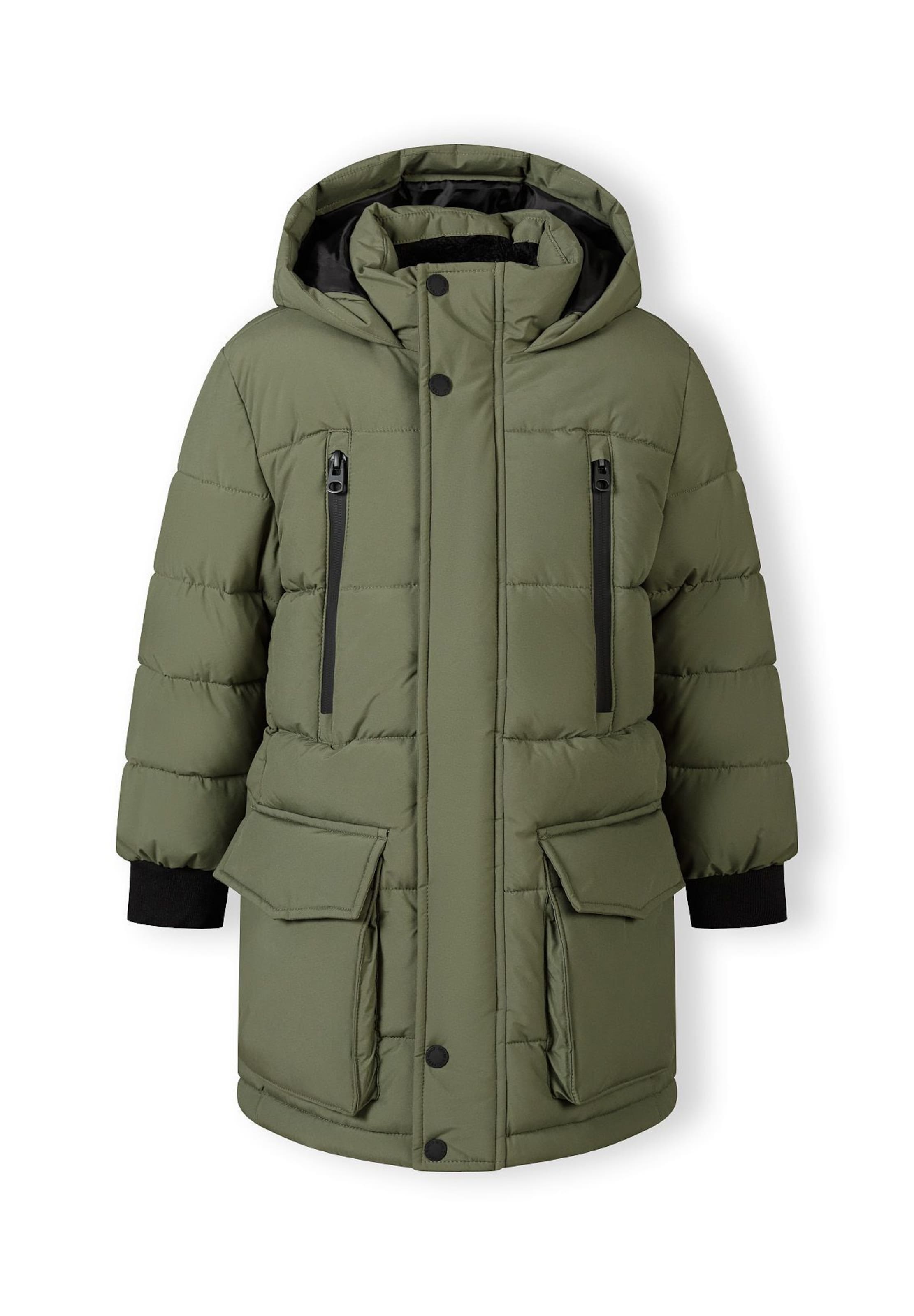 MINOTI Pitkä takki värissä vihreä: etupuoli