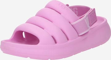 UGG - Sandália em rosa: frente