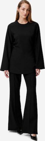 Camicia da donna 'Cross Tie Detailed Crepe Blouse' di Touché Privé in nero: frontale
