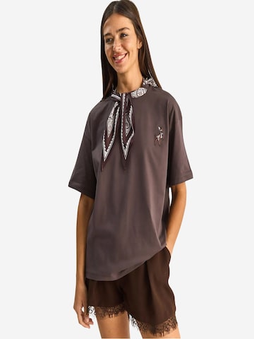 Bianco Lucci Shirt in Brown: front