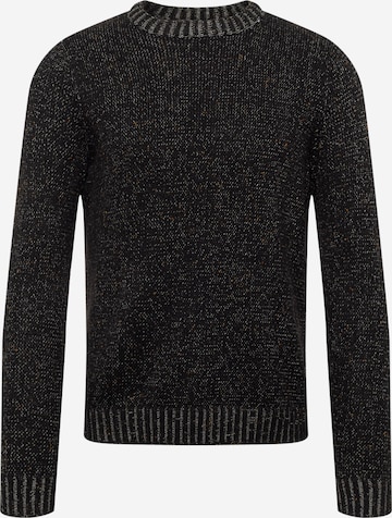 Only & Sons Sweter 'ENRIQUE' w kolorze czarny: przód
