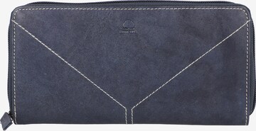 GREENBURRY Wallet 'Tumble' in Blue: front