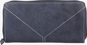 GREENBURRY Wallet 'Tumble' in Blue: front