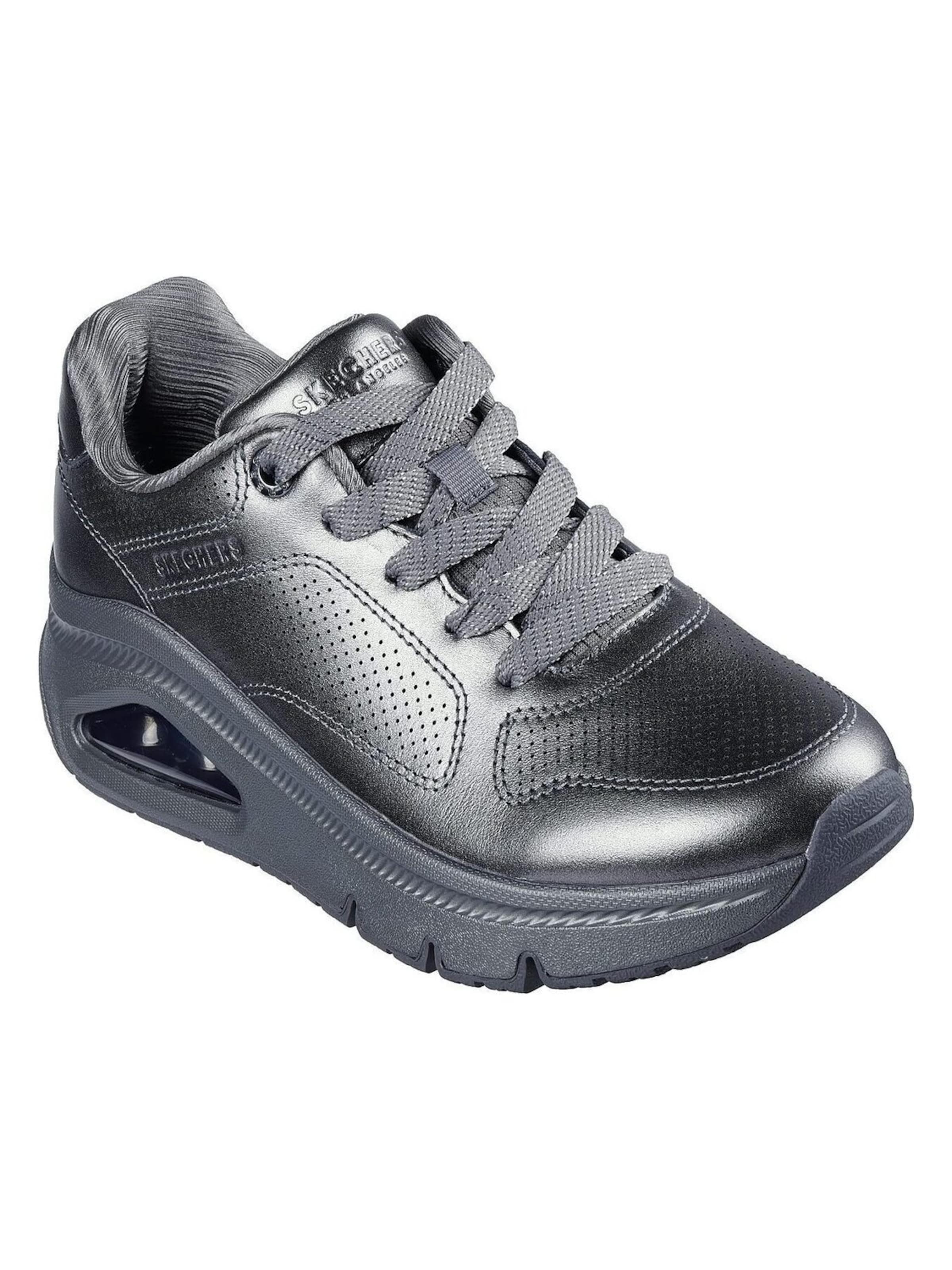 SKECHERS Sneaker low 'Skechers Uno Icon - Lustrous Air'‌‌‌‌ in Grau: Vorderseite