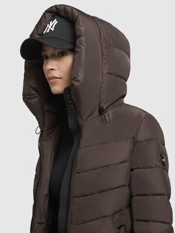 Manteau d’hiver 'Pluz' khujo en marron