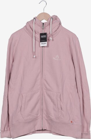 Adenauer&Co. Sweatshirt & Zip-Up Hoodie in XXL in Pink: front