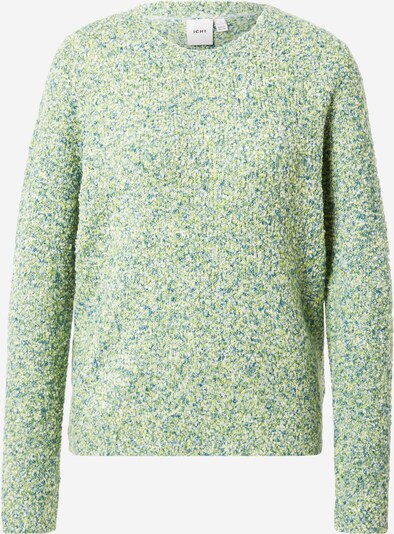 ICHI Sweater 'Makis' in Cream / Petrol / Apple / Light green, Item view