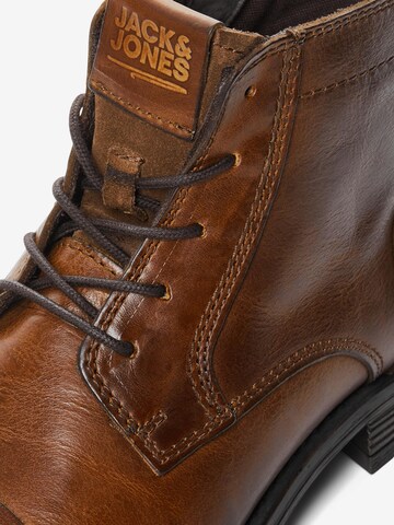 JACK & JONES Lace-Up Boots 'Russel' in Brown