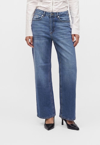 Vero Moda Petite - Pierna ancha Vaquero 'VMTESSA' en azul: frente