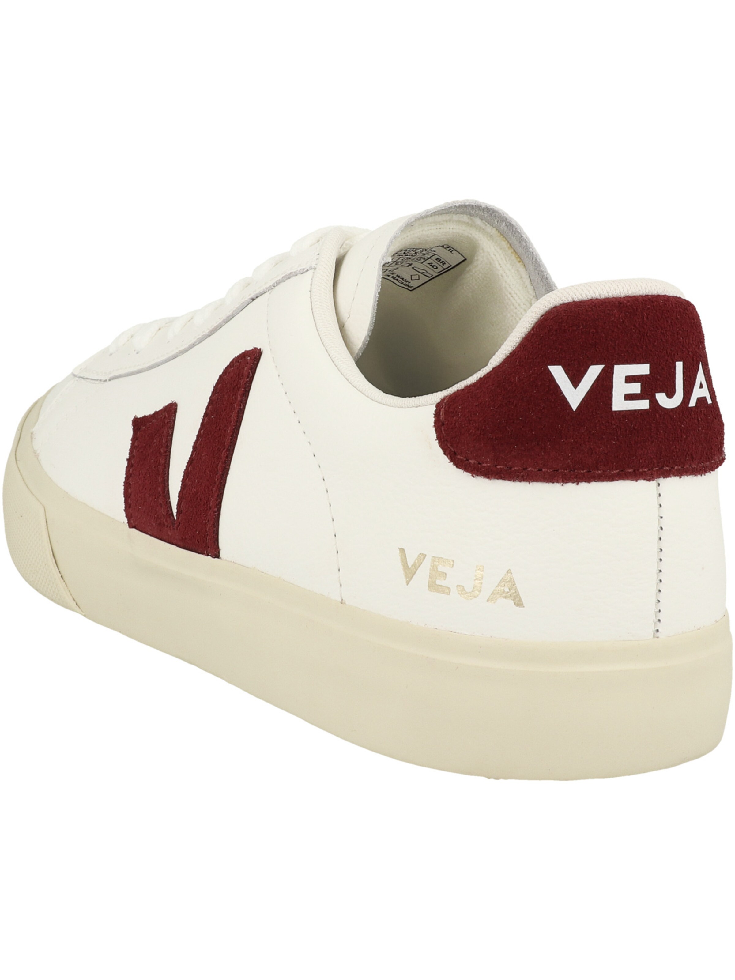 Veja Platform trainers ' Campo' in White: back