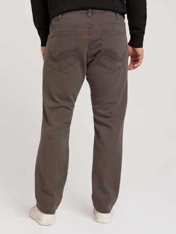 TOM TAILOR Men + Regular Pants 'Josh' in Grey