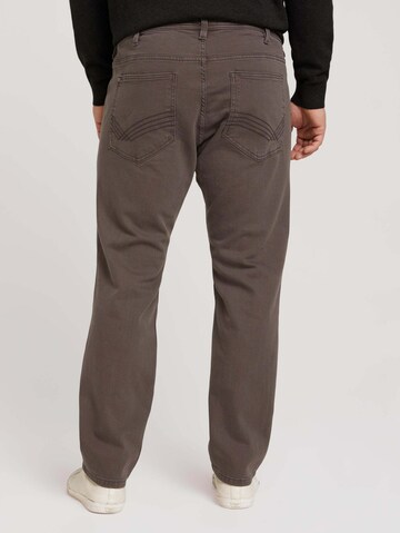 TOM TAILOR Men + Regular Broek 'Josh' in Grijs