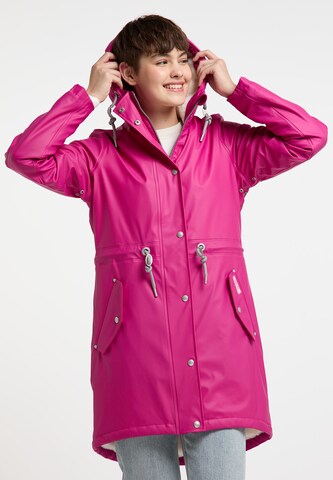 MYMO Between-seasons parka in Pink: front