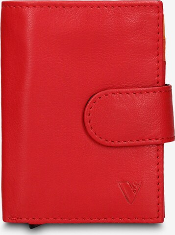 Portamonete di Coveri Collection in rosso: frontale