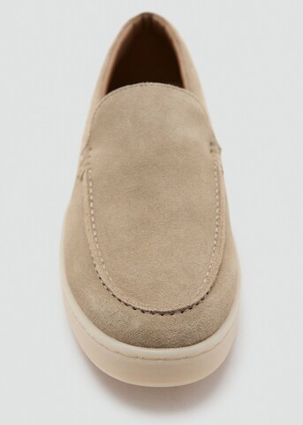 MANGO MAN Classic Flats 'Easy' in Beige