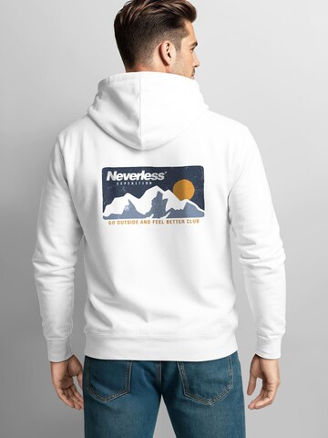 Neverless Sweatshirt 'Neverless Expedition' in White
