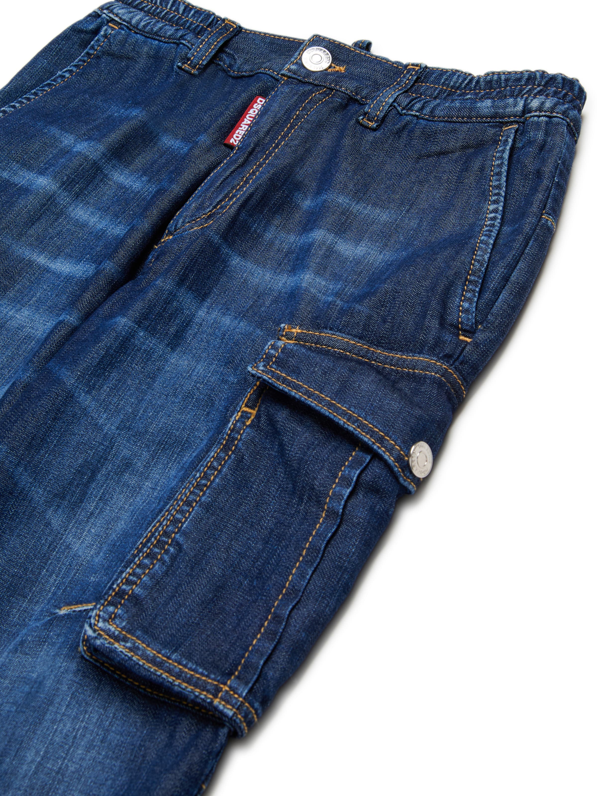 DSQUARED2 Tapered Farmer - kék