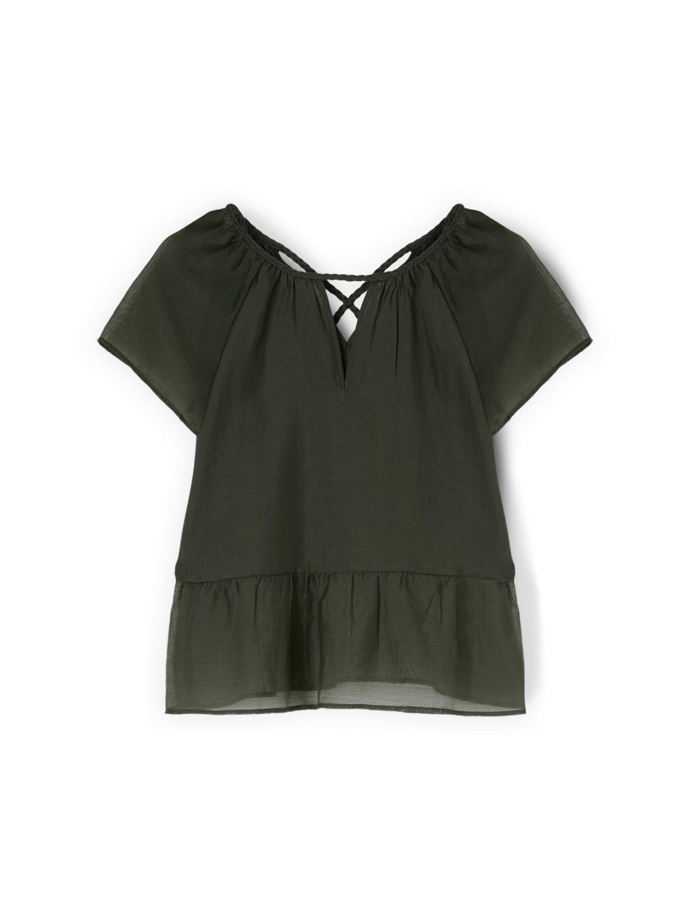 MOTIVI Blouse in Groen: voorkant