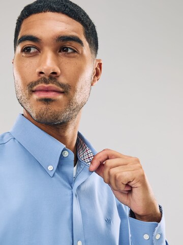 Next - Regular Fit Camisa em azul