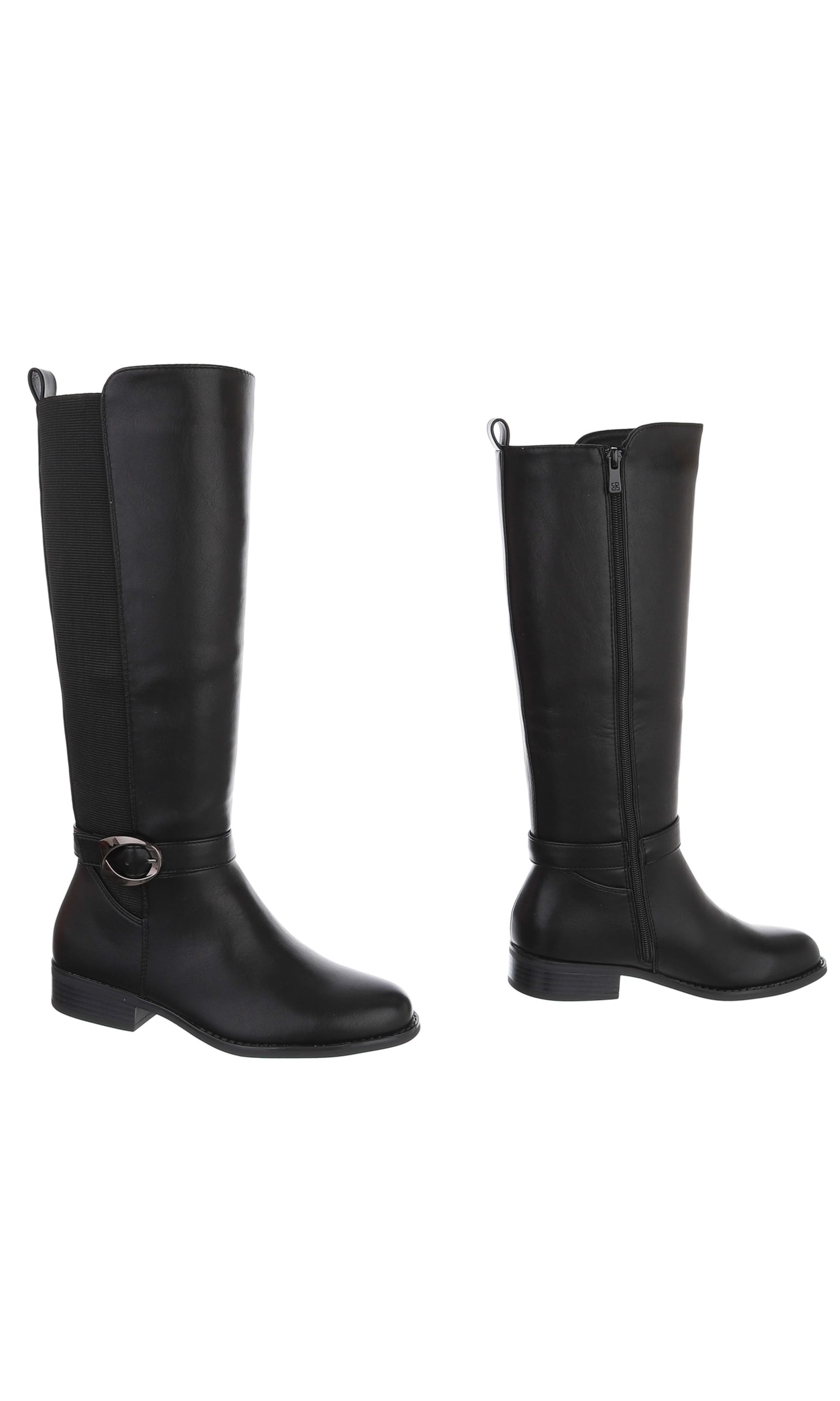 Ital-Design Stiefel in Schwarz