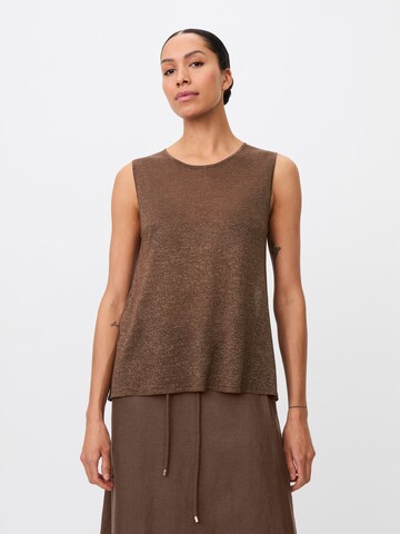Pull-over Masai en marron : devant