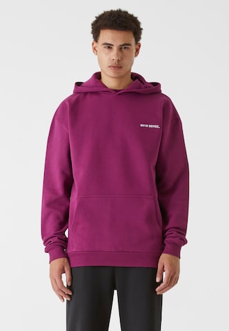 Sweat-shirt 'Essential' 9N1M SENSE en violet : devant