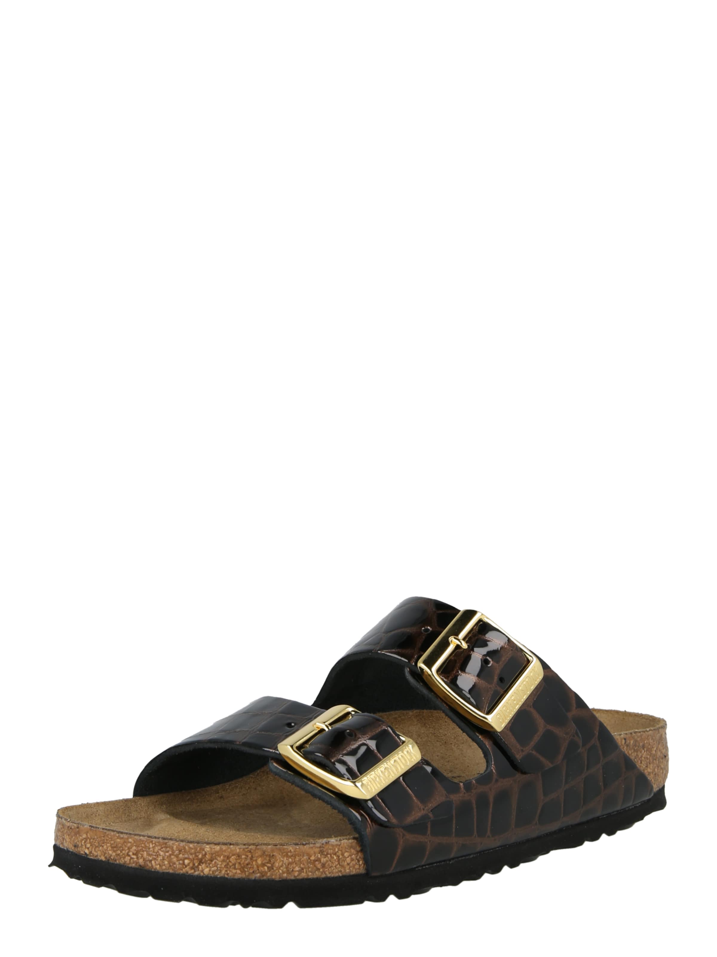 BIRKENSTOCK Pantolette 'Arizona' in Schwarz: Vorderseite