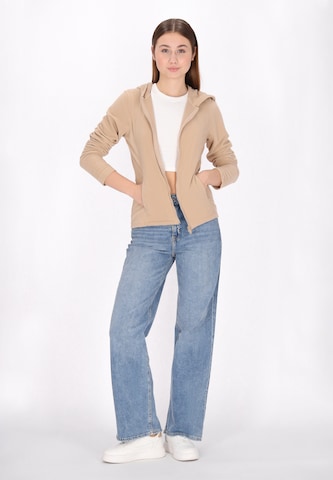 Veste en polaire swirly en beige